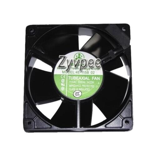 120x120x38MM 4E-115B 02T 115V 50`60Hz 24`22W CLASS B INSULATED AC FAN