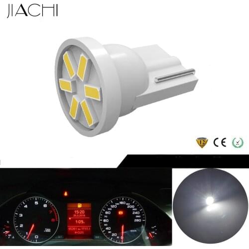 JIACHI 100PCS T10 LED Car Bulbs 3014SMD Wholesale Factory Price W5W 194 168 Auto Interior Marker Lighting Lamp Accessories White