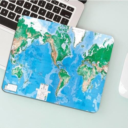 MRGLZY Table Mat Game Player Accessories High Quality Mouse Pad Mouse Pad World Map Gaming Mouse Pad Gamer Accessories