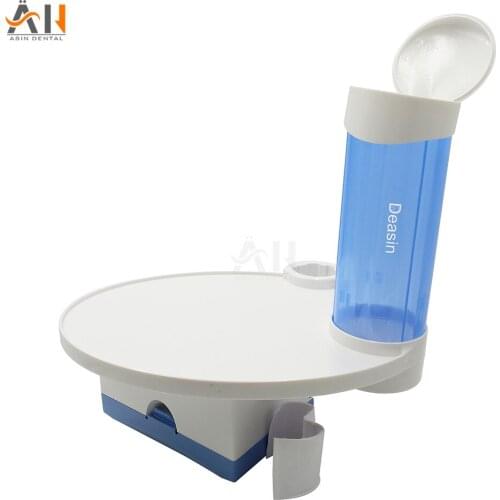 Dental chair cup rack three in one storage table tissue box small tray additional tray cup holder cup bucket dental fittings