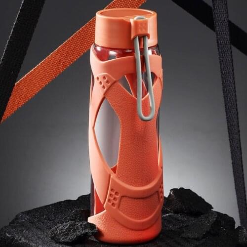High Quality Fashion New 500ml Sports Water Bottle BPA Free Portable Leak-proof Shaker Bottle Plastic Drinkware Outdoor Tour Gym