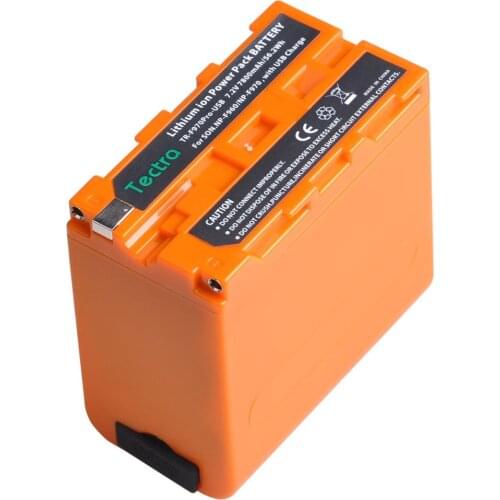 1pc 7800mAh NP-F960 NP-F970 NPF960 F960 F970 Battery&USB Charge Output&LED Power Indicators For Sony NP F970 F960 F770 F550 F570