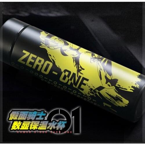 Anime Kamen Rider Zero-One Theme Cosplay Cup Intelligent Temperature Display Water Drinking Thermos Bottle Student Gift