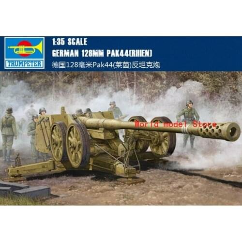 Trumpeter 1/35 02312 German 128mm Kanone 43 bzw.44 (Rh) model kit