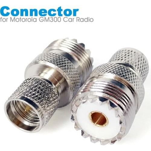 10pcs Mini UHF Male to UHF Female SO239 PL259 Connector RF Coaxial Coax Adapter for Motorola GM300 SM120 GM338