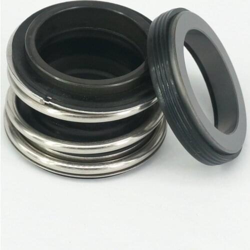 33mm Inner Diameter Mechanical water pump shaft seal Single Coil Spring Carbon vs Silicon Carbide NBR