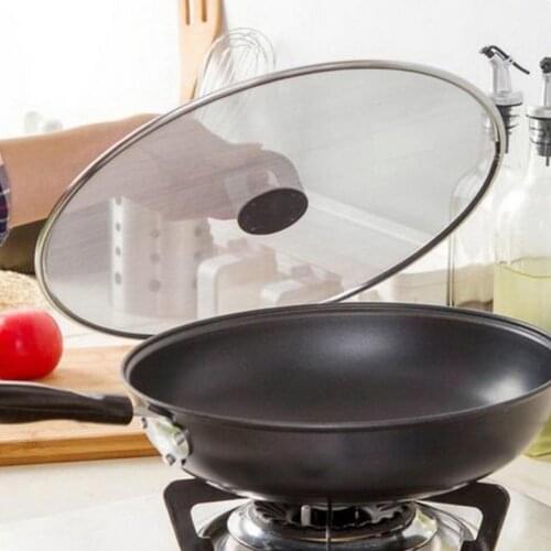 50%HOTPot Splatter Screen Oil Proofing Foldable Handle Stainless Steel Pot Lid Filter Splash Guard for Kitchen
