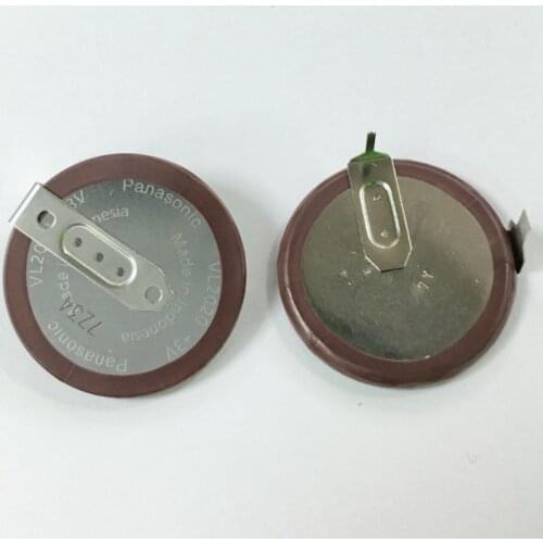 Rechargeable Button Lithium Battery ML2020 VL2020 Battery For Panasonic BMW E46 E60 E90 Accu FOB F1 Fobs Key 90 Degree Soldering