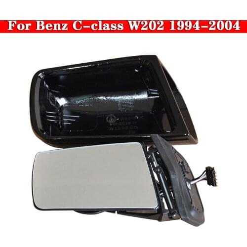 Auto Car Outside Rearview For Mercedes-Benz C-class W202 1994-2004 Rear View Lens Mirror Exterior Turn Signal Mirror Assembly