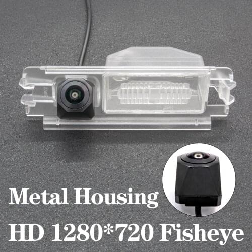 HD 1280*720 Fisheye Metal Housing Car Reversing Rear View Camera For Renault Symbol II Symbol III Sedan Clio II/Clio Campus