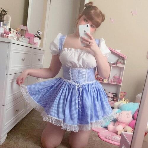 Модные платья в клетку Imcute China At AliExpress