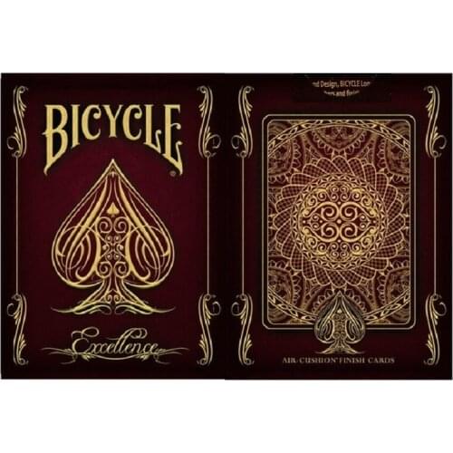 Bicycle Excellence Playing Cards Deck Poker Size USPCC Limited Edition Magic Cards Magic Tricks Props for Magician