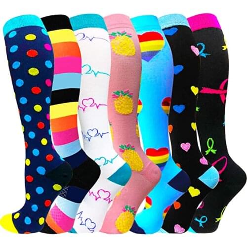 Compression Socks For Varicose Veins Men Women Best Nurses Soccer Football Atheletic Outdoor Running Hiking Compress Socks