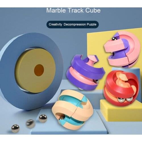 Metal Pinball Puzzle Rotating Bead Toys Puzzles Exercise The Brain Simultaneously For Adults Children With Anxiety And Autism