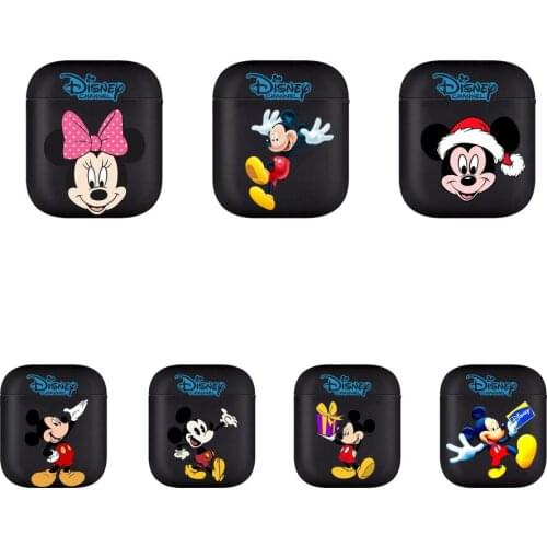 Disney Mickey Soft Silicone Cases For Apple Airpods 1/2 Protective Bluetooth Wireless Earphone Cover For Apple Air Pods