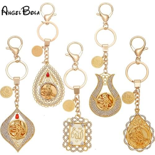 Stainless Key Chains for Women Egyptians Eye of Horus Rhinestone Jewelry Egypt Eye Amulet Hieroglyphics Non-Fading