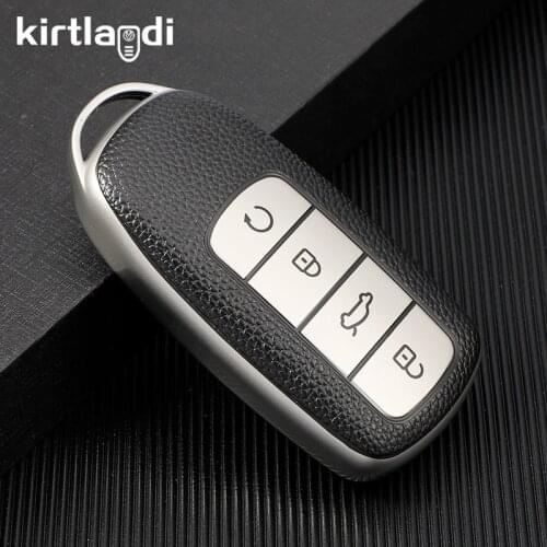 2021 New Leather+tpu Key Case for Chery Tiggo 8plus Car Key Cover for Chery Tiggo 8 New 5 Plus 7pro Accessories Car-Styling