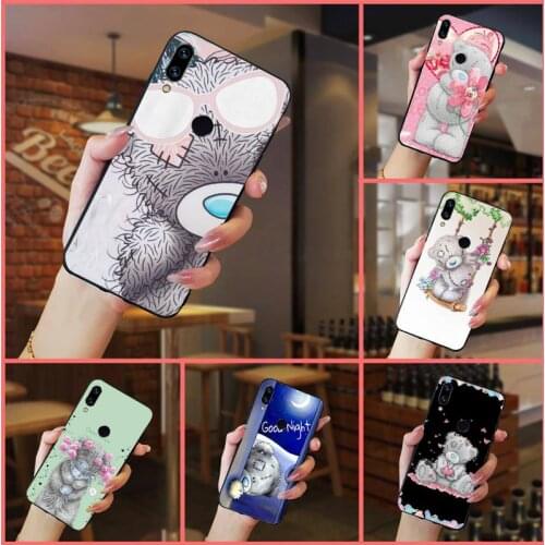 Lovely Teddy Me To You Bear Cartoons Phone Case For Xiaomi Redmi note 7 8 9 t k30 max3 9 s 10 pro lite