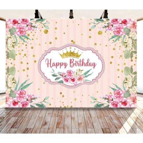 Pink and White Beautiful Flowers Girl Likes Backdrops Photo Background Birthday Wedding Party Decorations Photography Wall Props