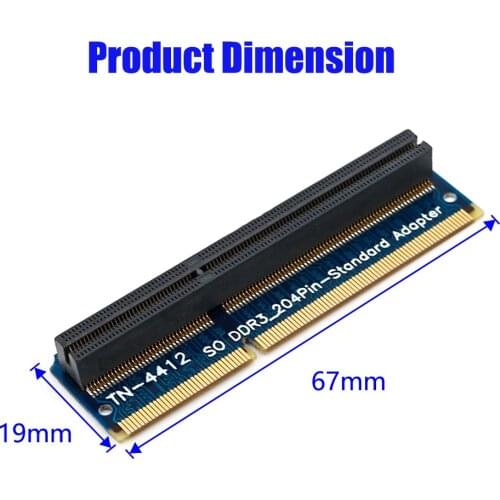 SO-DIMM 204PIN DDR3 memory test protection Adapter for STD 204Pin Slot