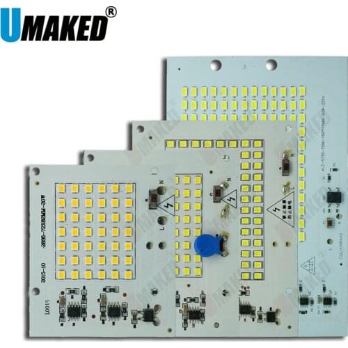 1/ 10/ 50PCS COB LED Bulbs Chip Lamp Smart IC 220V 90W 50W 30W 20W 10W For Outdoor FloodLight Warm White / White High quality