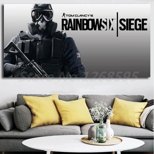 Tom Clancys Rainbow Six Siege HD Wallpaper Canvas Posters Prints Wall Art Painting Decorative Picture Artwork Home Decoration
