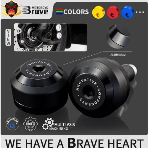 1 Pic Front Axle Fork Crash Slider Wheel Falling Protection For YAMAHA TMAX 530 SX/DX 2017 2018 2019 TECHMAX TMAX 560 2020 T-MAX