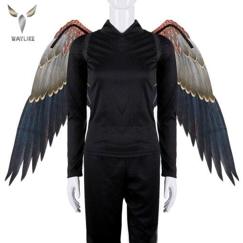 WAYLIKE Halloween Adult Eagle Wings Prop Cosplay Costume Party Supplies Performance Prop For Halloween Party