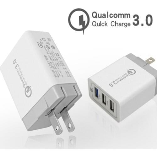 QC3.0 charger, 3usb adapter, multi-port charger