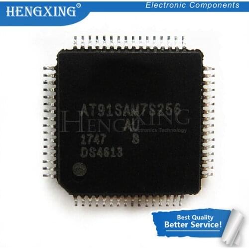 1pcs/lot AT91SAM7S256B-AU AT91SAM7S256-AU AT91SAM7S256 QFP-64 In Stock