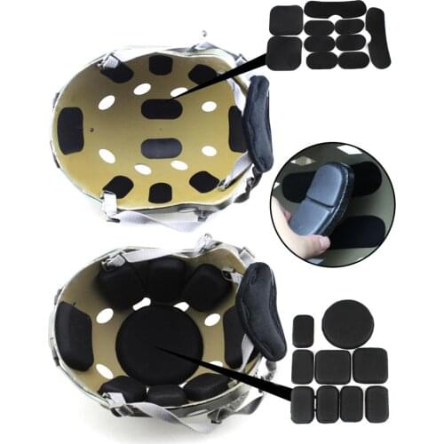 19Pcs/set Hunting Helmet Protective Pad Combat Paintball Airsoft Tactical Military EVA Helmet Pad For Hunting Helmet Accessories