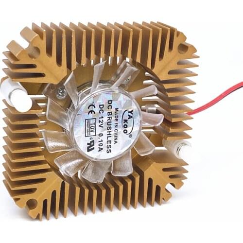 2pcs DC12V 0.1A 55mm BGA fan Graphics Card Fan Bridge chips fan with Heat sink Cooler cooling Fan 2pin