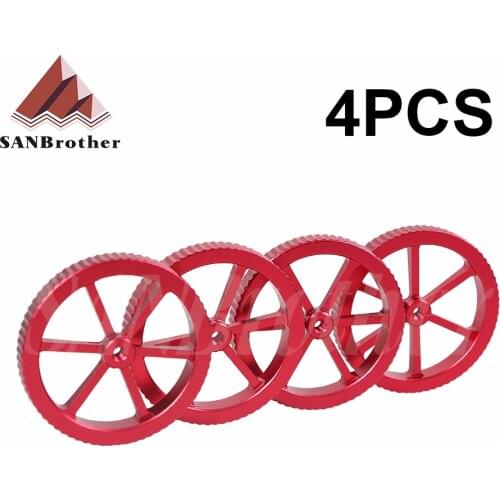 4PCS Hotbed Leveling Nut Heated Bed Spring Adjustment Nut 3D Printer Parts For Ender-3 Ender-5 CR-10 CR10S PRO Heatbed