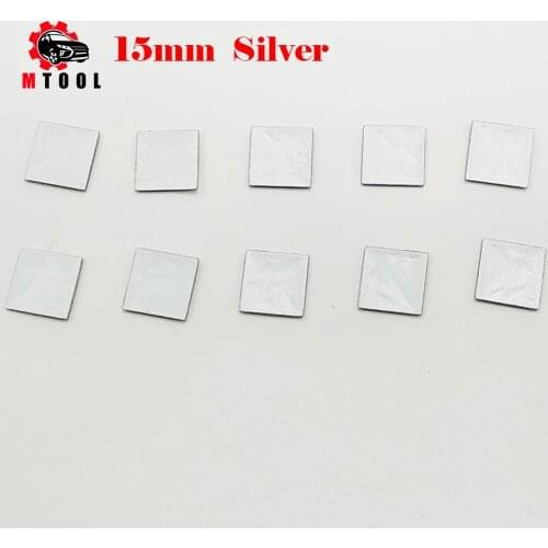 5 pcs 15mm For Citroen Logo Key Car Key Shell Sticker Emblem Badge Aluminum DIY metal car key logo white color