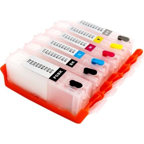6 colors PGI-570XL CLI-571XL Ink cartridges for Canon PIXMA MG7750/7751/7752/7753 TS9050/9055/8050/8051/8052/8053 with ARC chips