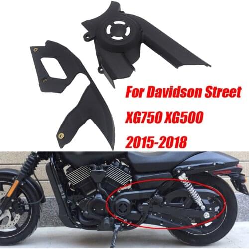 Motorcycle Accessories Plastic Belt Cover Guard Chain Guard Protector For Harley Davidson Street XG750 XG 750 2015 Street Bike
