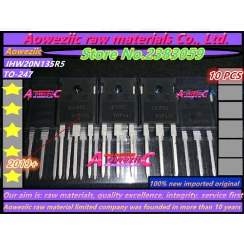Aoweziic 2019+ 100% new imported original IHW20N135R5 H20PR5 TO-247 High Power Electromagnetic Furnace 40A 1350V
