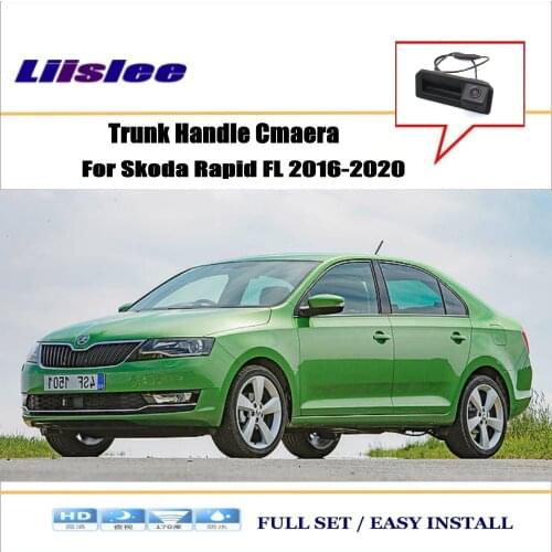 Rear View Camera For Skoda Rapid FL 2016 2017 2018 2019 2020 Instead Original Factory Trunk Handle Camera CCD HD Reverse Camera