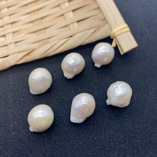 1 Pcs/pack of Natural Freshwater Pearl Loose Beads White Irregular Necklace Earrings Jewelry Making Spacer Beads DIY Accessories