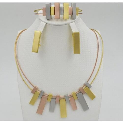 Dubai Gold Jewelry Sets Nigerian Wedding African Beads Crystal Bridal Jewellery Set Rhinestone Ethiopian Jewelry parure