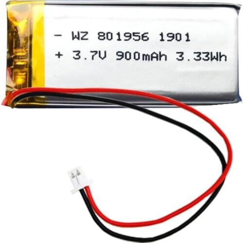 801956 polymer battery electric toothbrush smart car clothing USB fan 3.7V lithium battery size can be customized