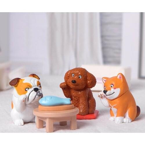 ZOCDOU 1 Piece Fortune Animal Small Statue Figurine Crafts Figure Ornament Miniatures DIY