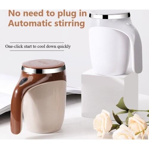 Mug Self Stirring Magnetic Mug Stainless Steel Coffee Milk Cup Creative Smart Mixer Thermal Cup Turkish Coffee Cup Supplies Tool