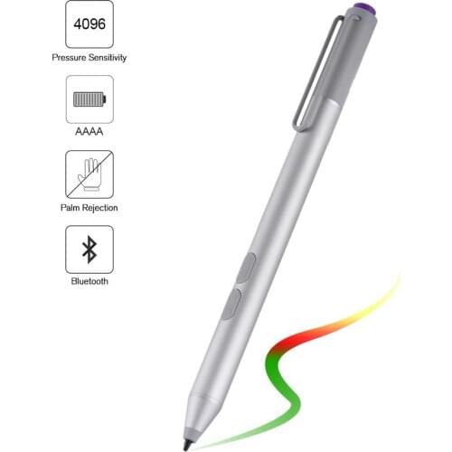 Stylus Pen Metal Stylus Pen 4096 Pressure Sensitive Active Capacitive Screen Pen For Surface Go Pro5/4/3/Book