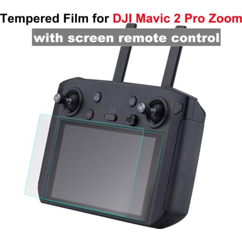1/2Pcs Tempered Glass Film for DJI Mavic 2 Screen Protective Film Drone Remote Control With Screen Transmitter Accessories