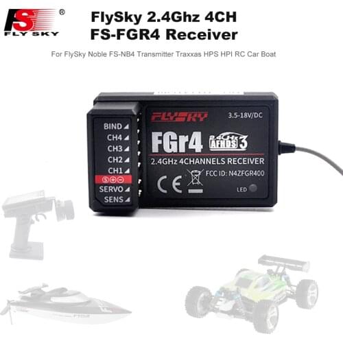 2.4Ghz 4CH FlySky FS-FGR4 Receiver AFHDS3 for FlySky Noble FS-NB4 Transmitter