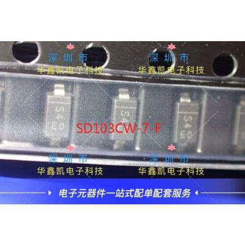 SD103CW-7-F SOD-123 screen printing S4 ESD suppressor/TVS patch transient diode New SDM02U30LP3-7B DFN0603 SMD Schottky diode r
