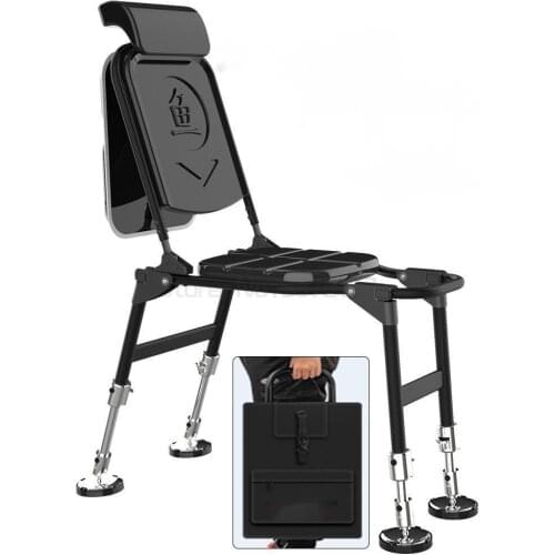 Fishing chair Folding all terrain seat multifunctional table fishing chair portable and portable reclining stool