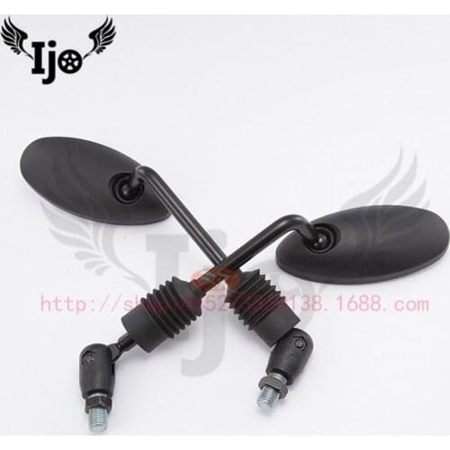Motorcycle rearview mirror universal for kawasaki honda suzuki yamaha Harley Ducati KTM motorbike Reflector mirror pair Plastic