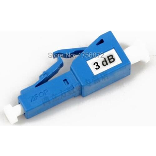 10pcs/Lot LC/PC-LC/PC Fixed Attenuator 3dB Fiber Optic Attenuator